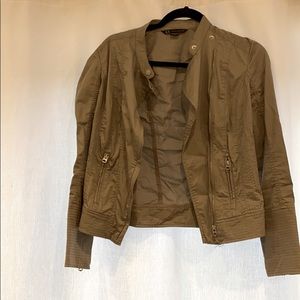 Armani Exchange - Grey moto jacket